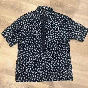 Worn Once, Boss Cotton Button-Up Shirt, L